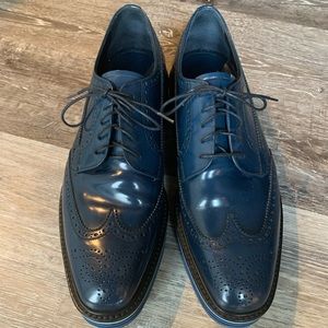 Men’s Prada Blue Spazzolato Creeper Brogue